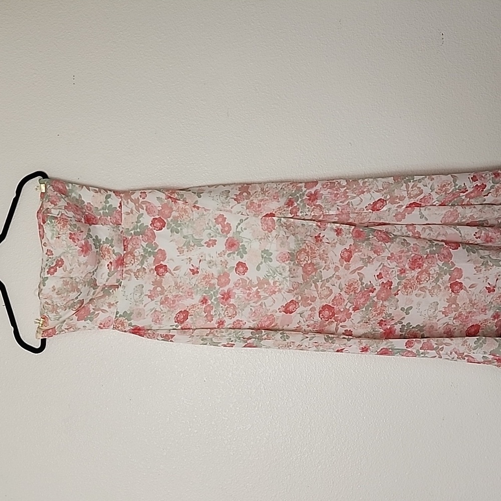 White floral dress